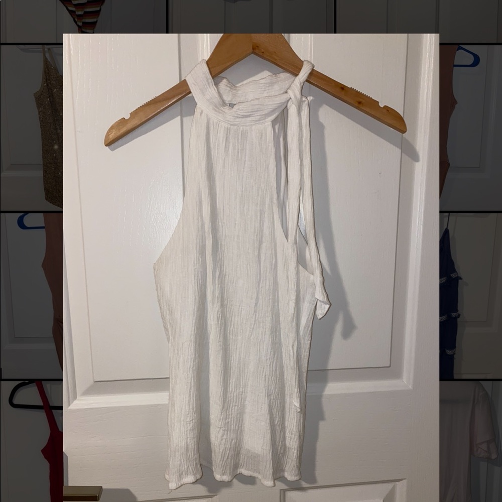White tank top